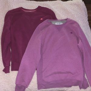 Bundle of two champion pullover sweatshirts